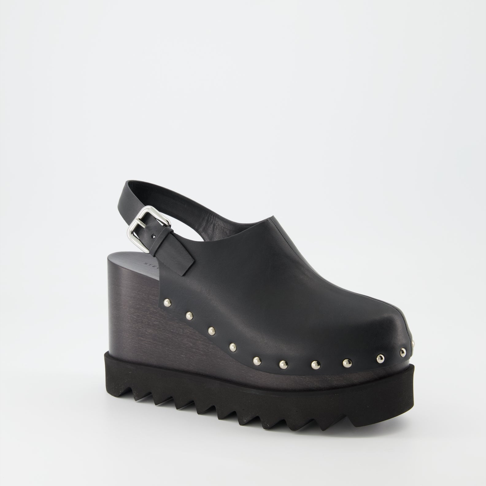 Compensées et plateformes Sabots compensés Elyse Stella McCartney Noir Femme
