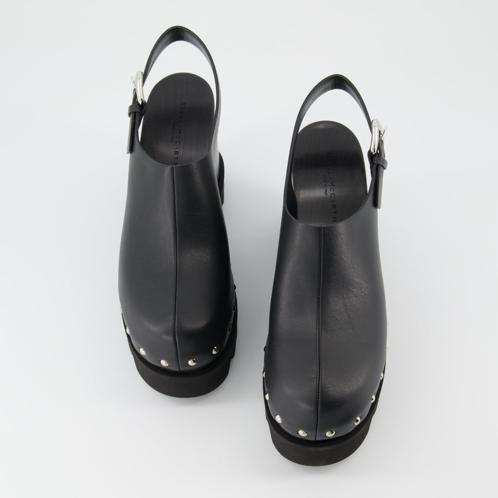 Compensées et plateformes Sabots compensés Elyse Stella McCartney Noir Femme