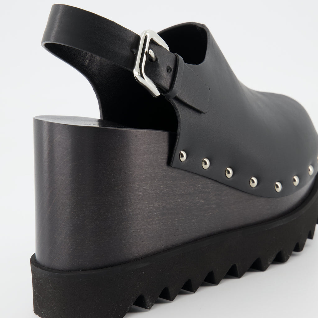 Compensées et plateformes Sabots compensés Elyse Stella McCartney Noir Femme