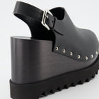 Compensées et plateformes Sabots compensés Elyse Stella McCartney Noir Femme