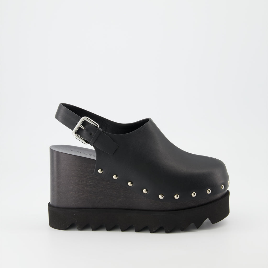 Compensées et plateformes Sabots compensés Elyse Stella McCartney Noir Femme