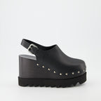 Compensées et plateformes Sabots compensés Elyse Stella McCartney Noir Femme