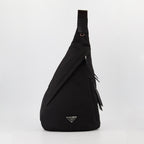 Sacs à dos Sac à dos en Re-Nylon Prada Noir Homme