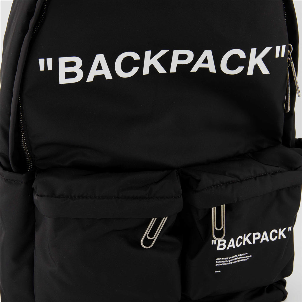 Sacs à dos Sac à dos Quote Off-White Noir Homme