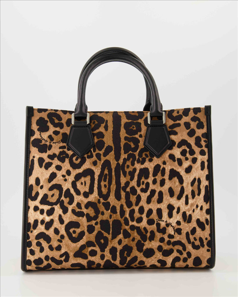 토트백 Sac cabas léopard Dolce & Gabbana 갈색 Femme
