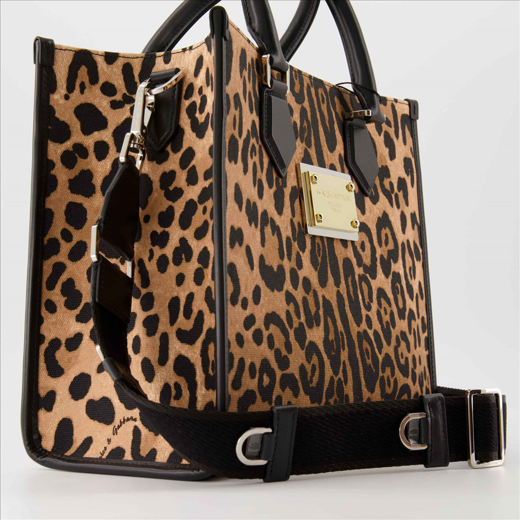 토트백 Sac cabas léopard Dolce & Gabbana 갈색 Femme