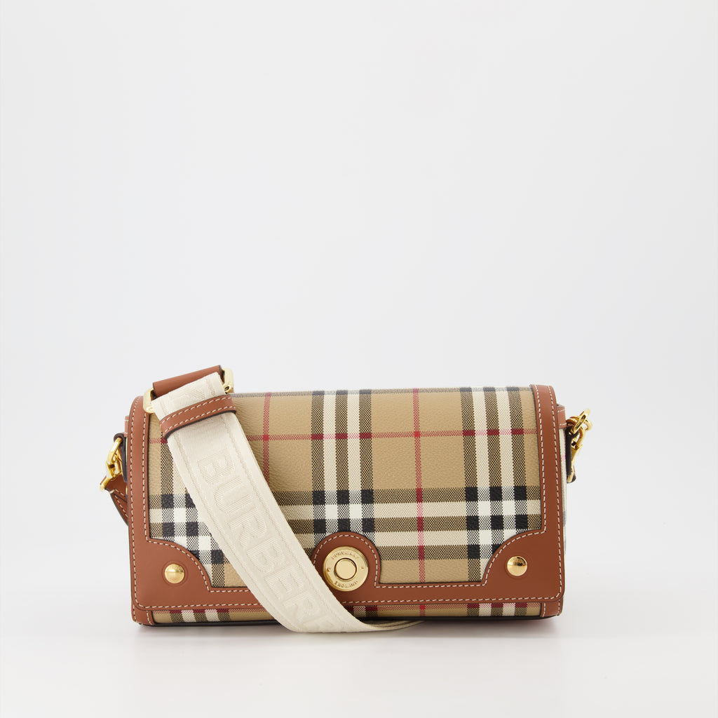 Sac à main Note à carreaux