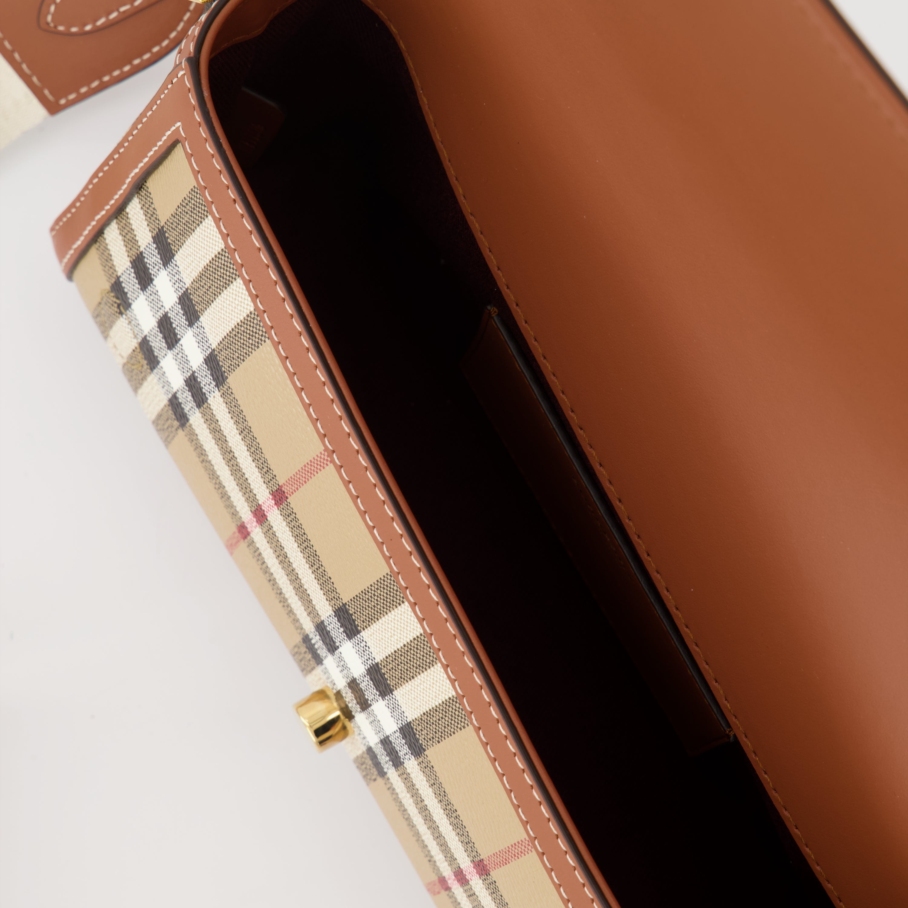 Sac à main Note à carreaux