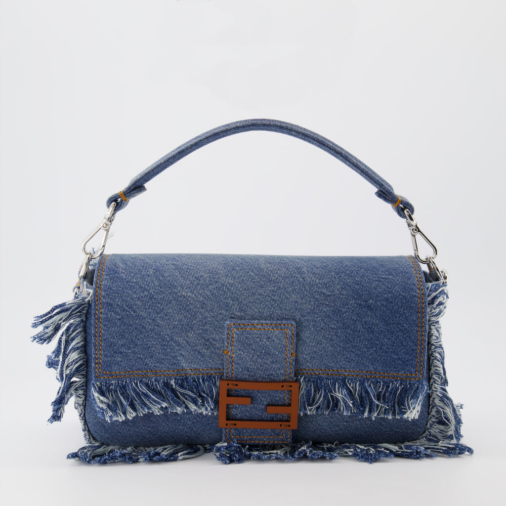 Sac Baguette en denim