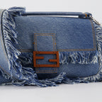 Sac Baguette en denim