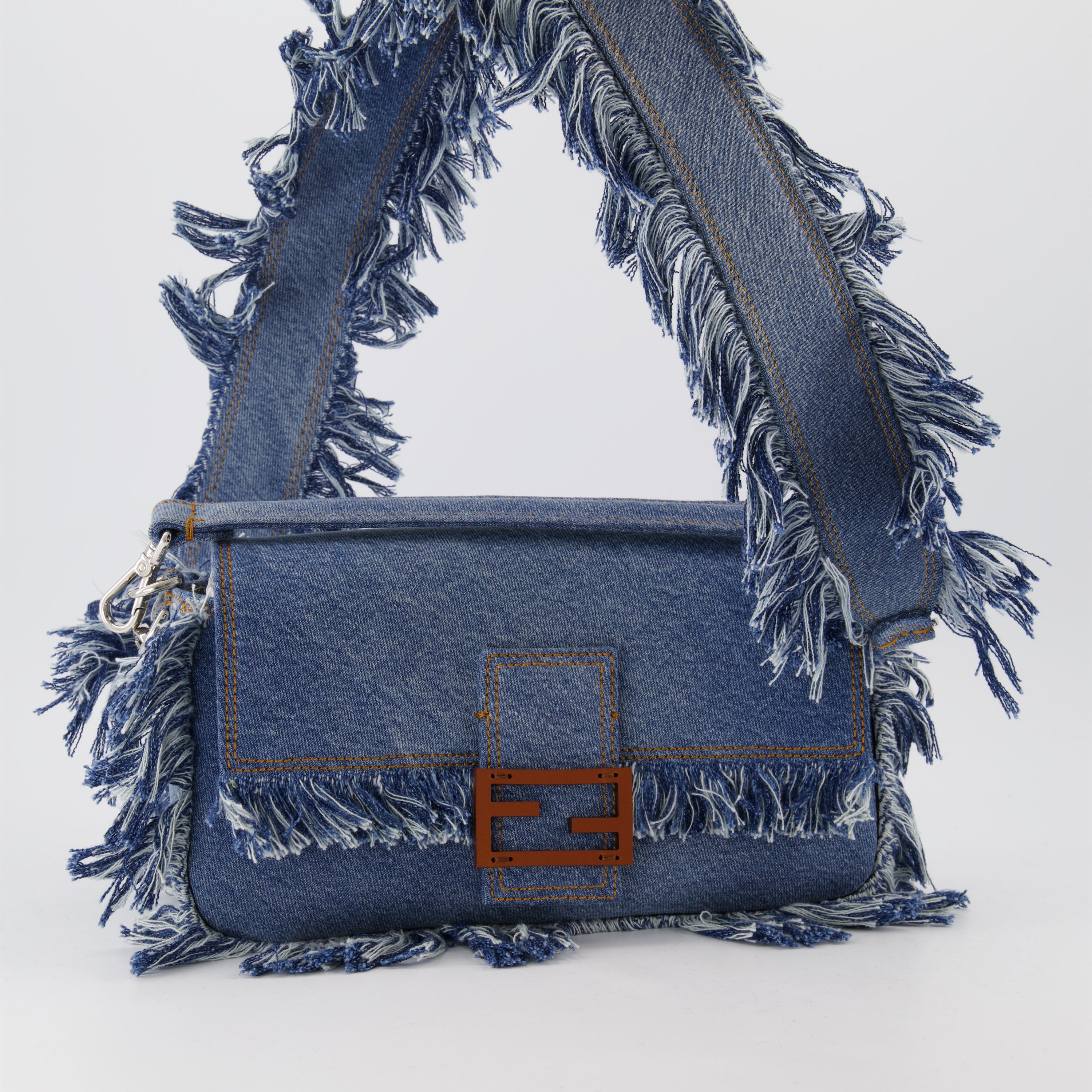 Sac Baguette en denim