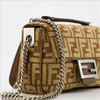 Borse a tracolla Sac Baguette FF Marron Fendi Marrone Femme