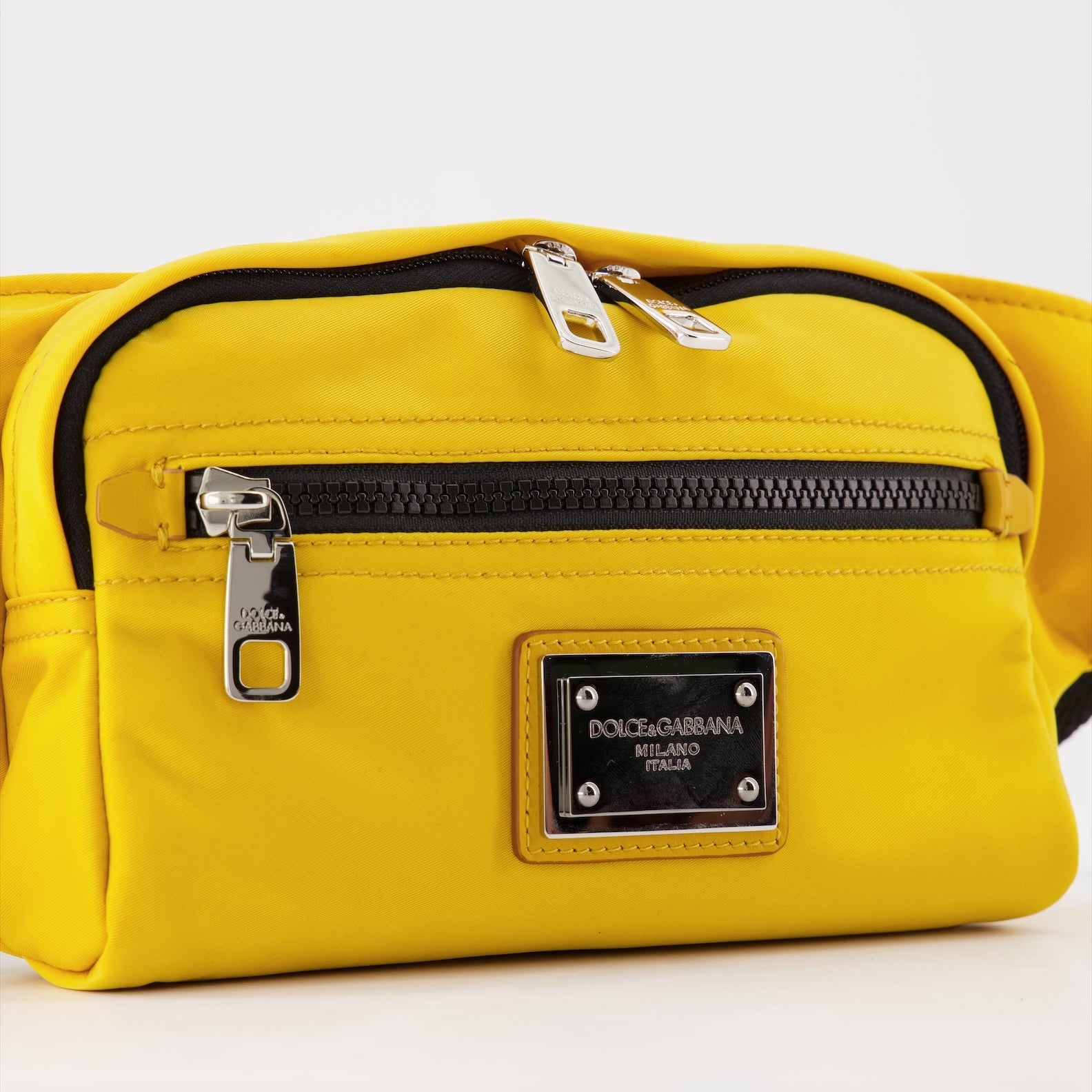 Sacs banane Sac banane en nylon Dolce & Gabbana Jaune Homme