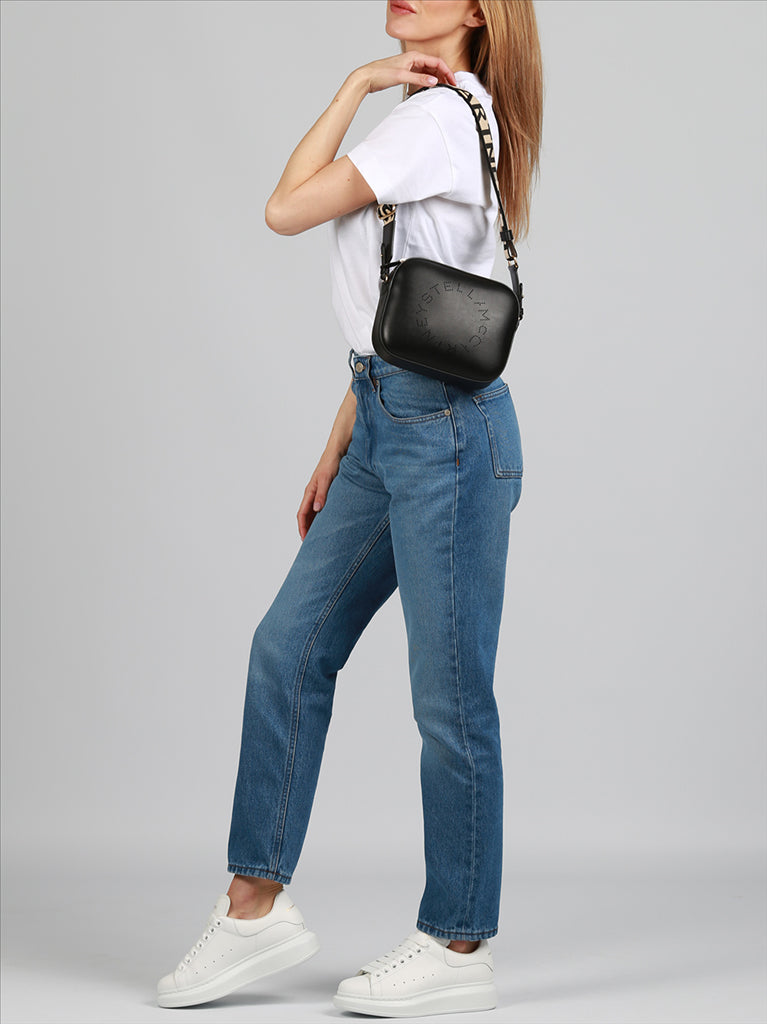 Borse a tracolla Sac bandoulière Camera Stella McCartney Nero Femme