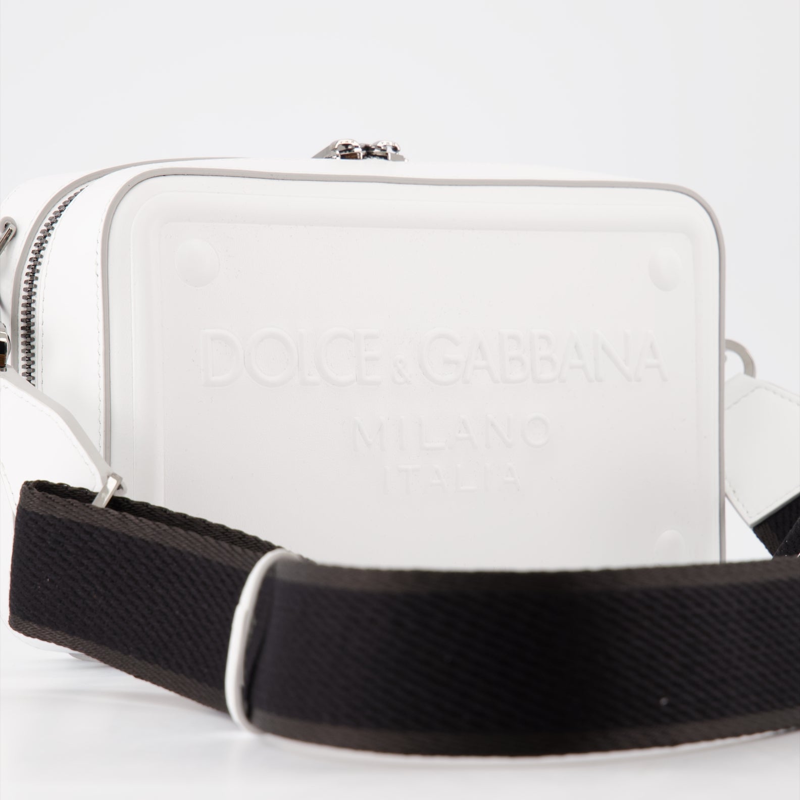 Crossbody bags Leather shoulder bag Dolce & Gabbana White Man