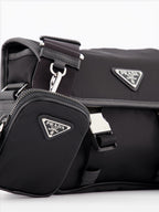 크로스백 Sac bandoulière en Re-Nylon Prada 검은색 Homme