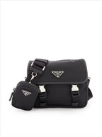 크로스백 Sac bandoulière en Re-Nylon Prada 검은색 Homme