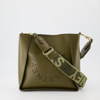 Sacs bandoulière Sac bandoulière à logo Stella McCartney Vert Femme