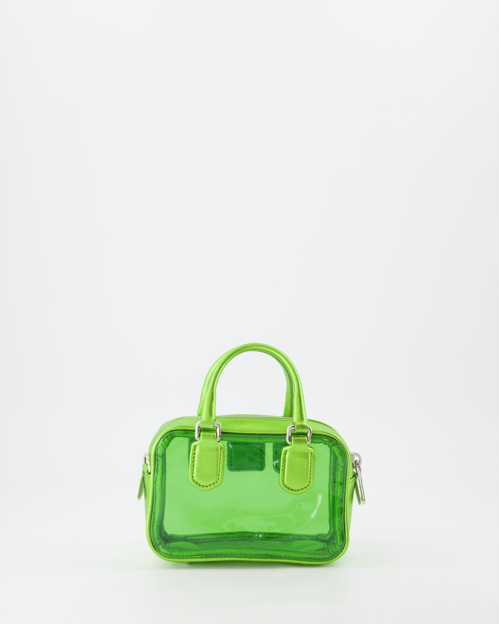 핸드백 및 숄더백 Sac bandoulière transparent Miu Miu 녹색 Femme