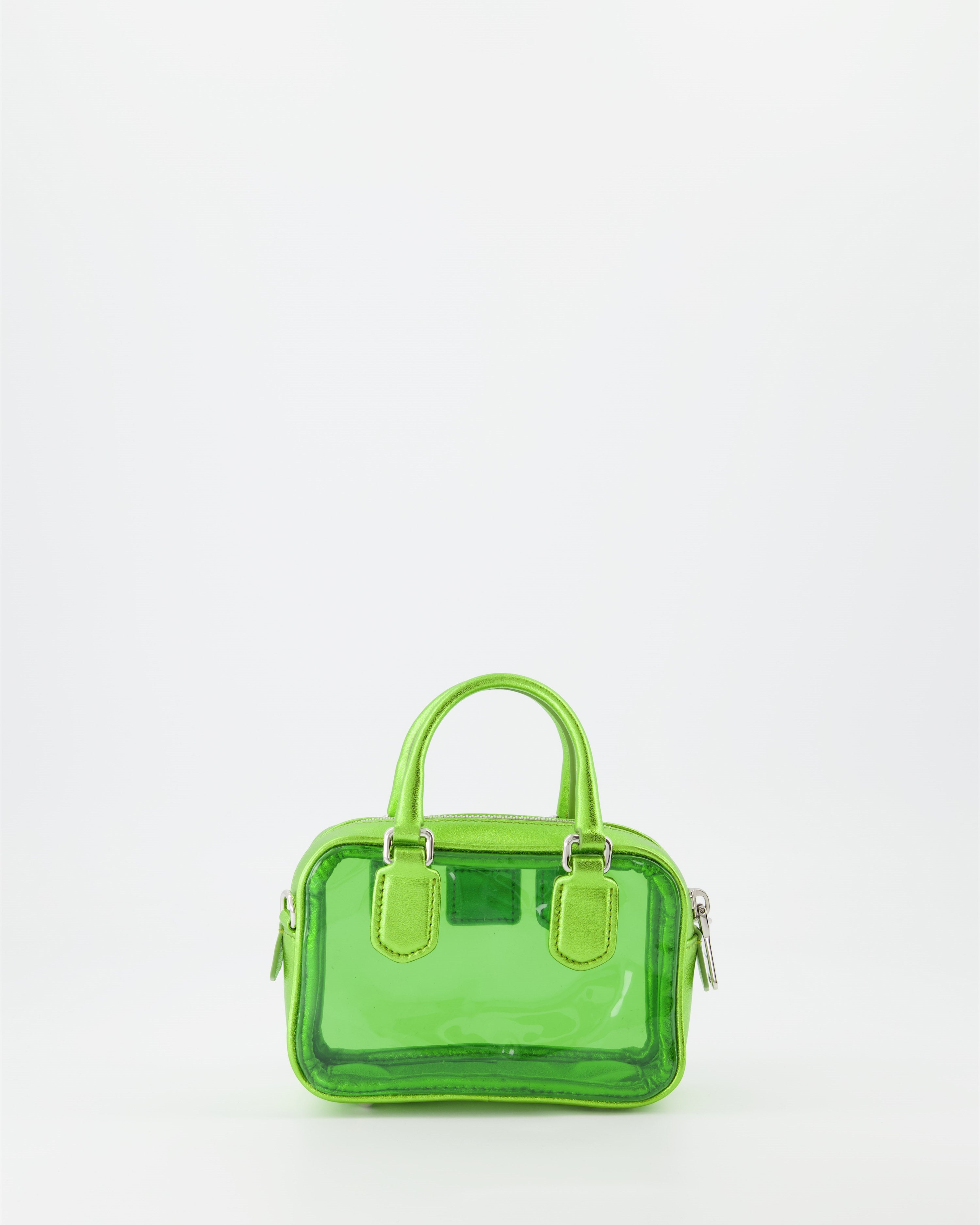 핸드백 및 숄더백 Sac bandoulière transparent Miu Miu 녹색 Femme