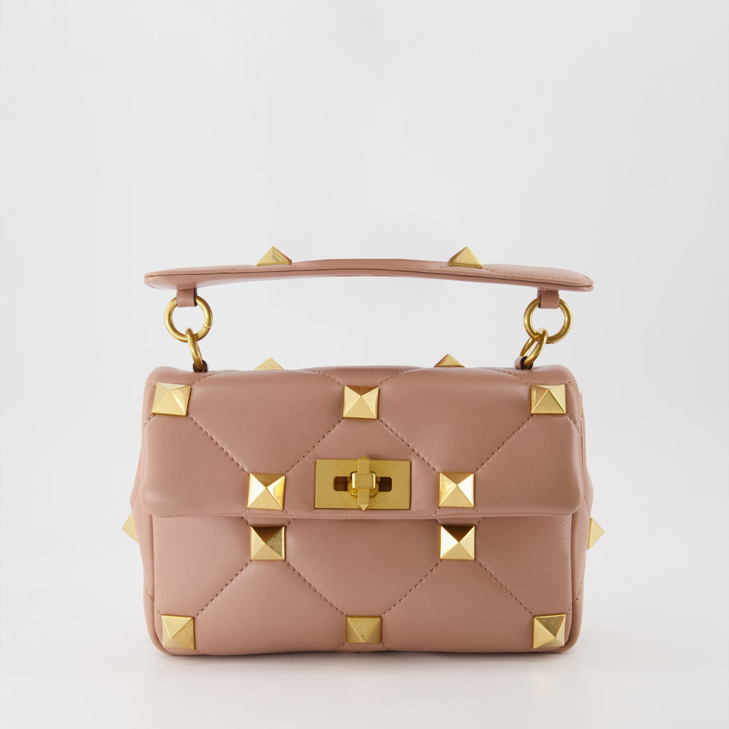 Sac beige Roman Stud