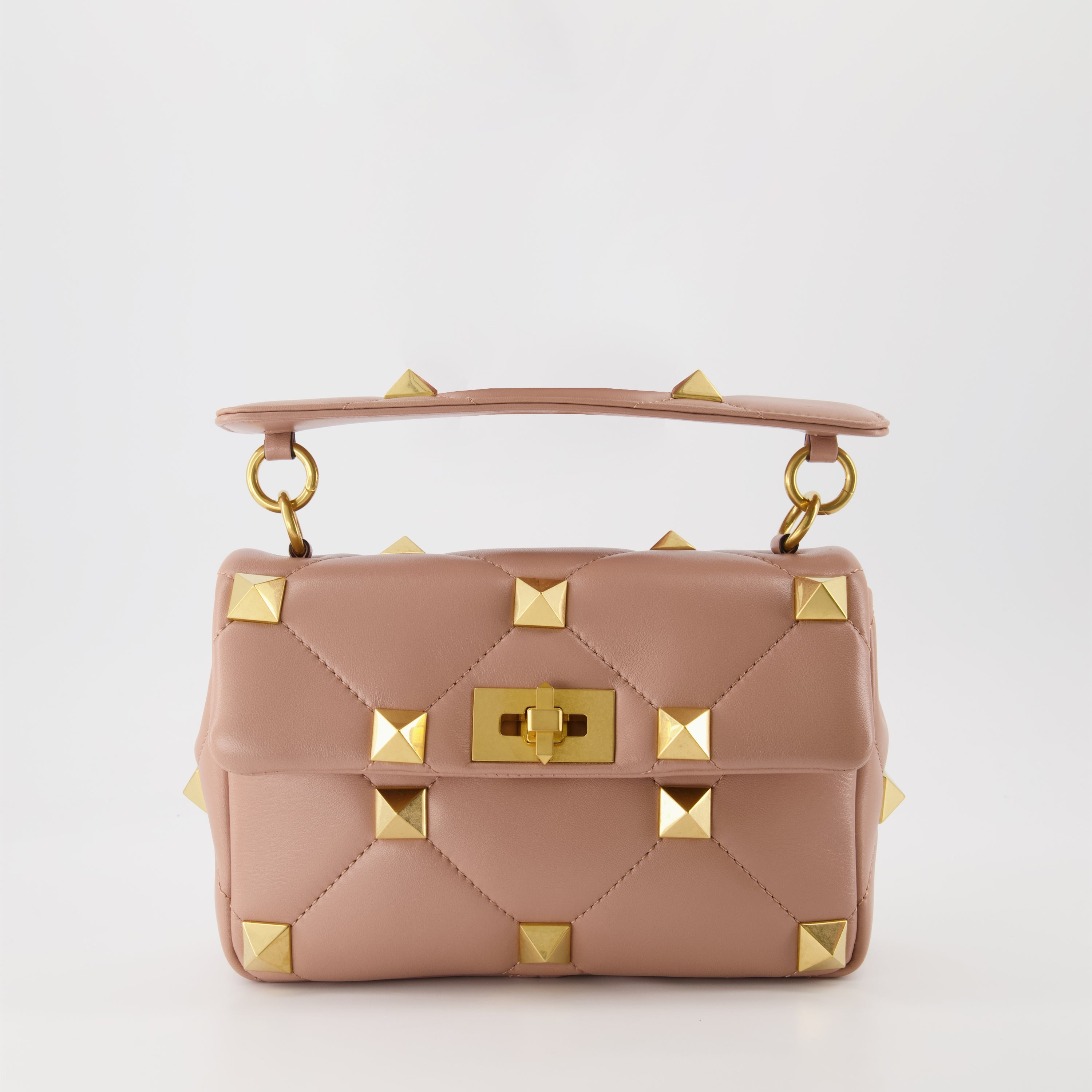Sac beige Roman Stud