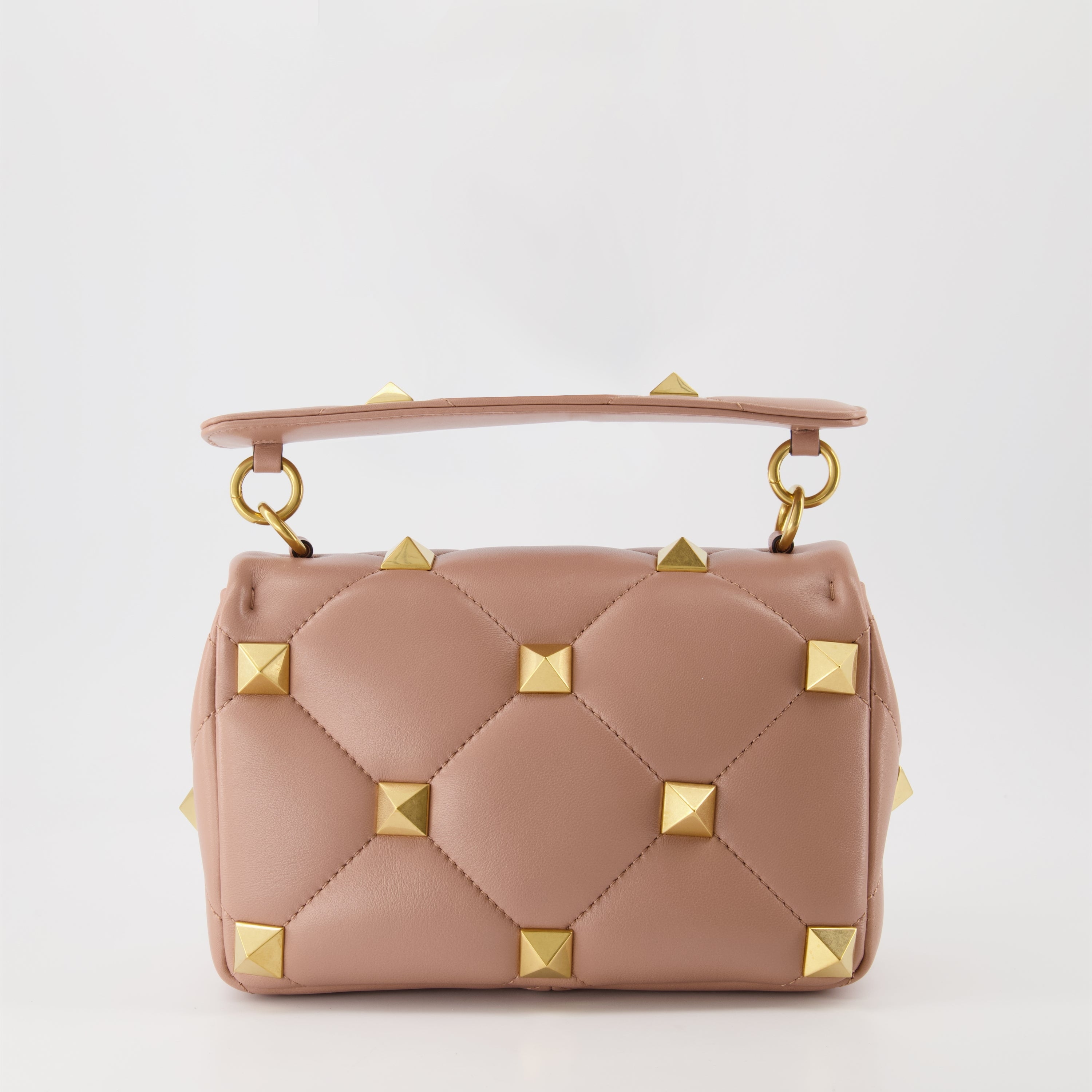 Sac beige Roman Stud