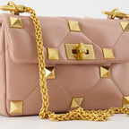 Sac beige Roman Stud