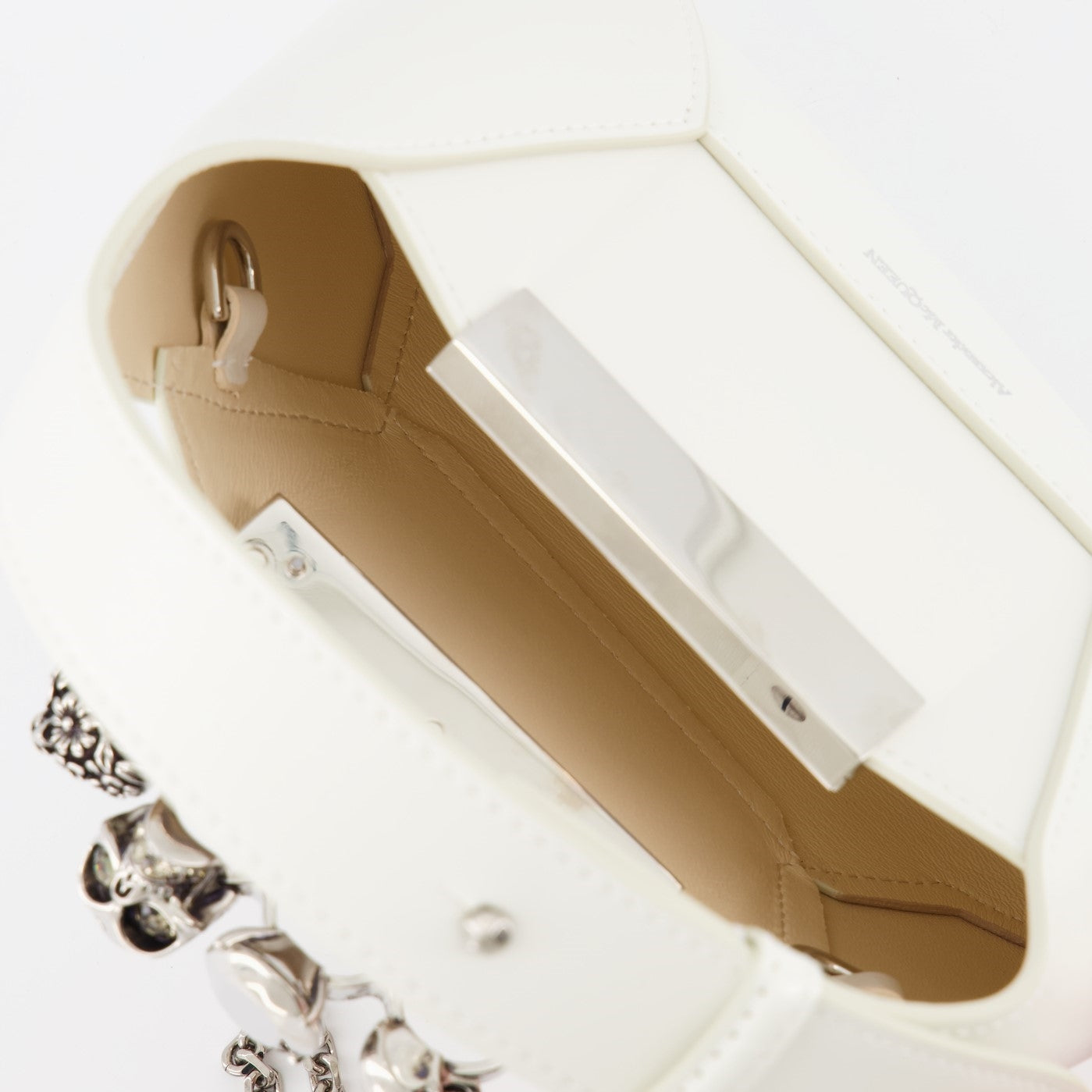 Borse a mano e a spalla Sac The Jewelled Hobo Alexander McQueen Beige Femme