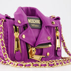 Handbags and shoulder bags Biker bag Moschino Purple Women