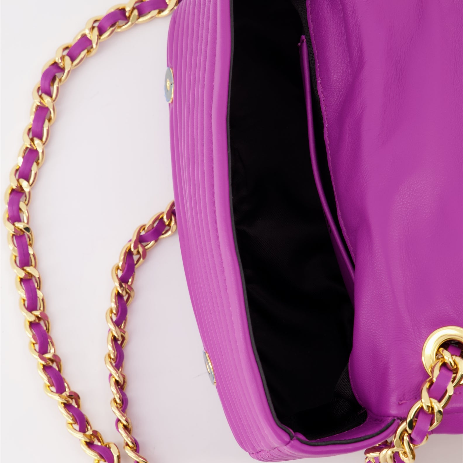 Handbags and shoulder bags Biker bag Moschino Purple Women