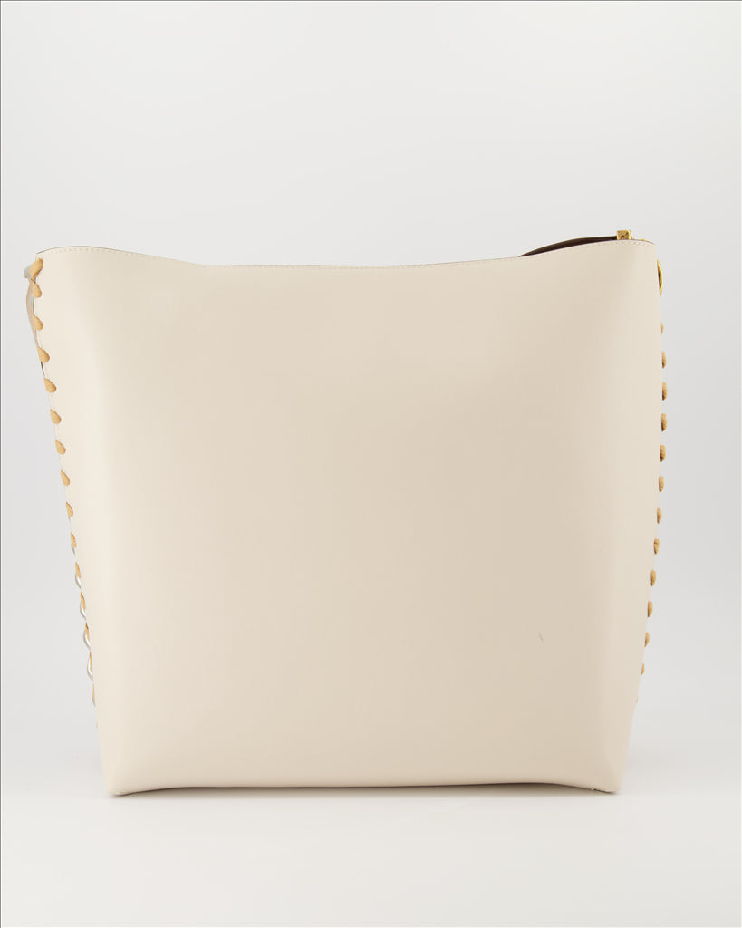 Borse a mano e a spalla Sacs cabas bicolore Stella McCartney Beige Femme