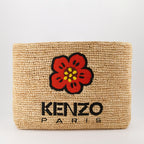 Borse tote Sacs cabas en raphia Kenzo Beige Femme