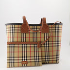 Sac cabas London imprimé à carreaux