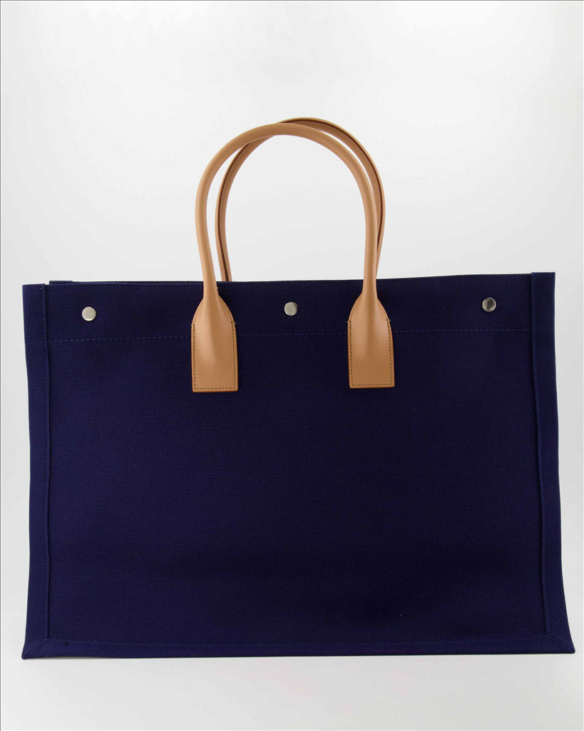 Borse tote Sacs cabas Rive Gauche Saint Laurent Blu Homme