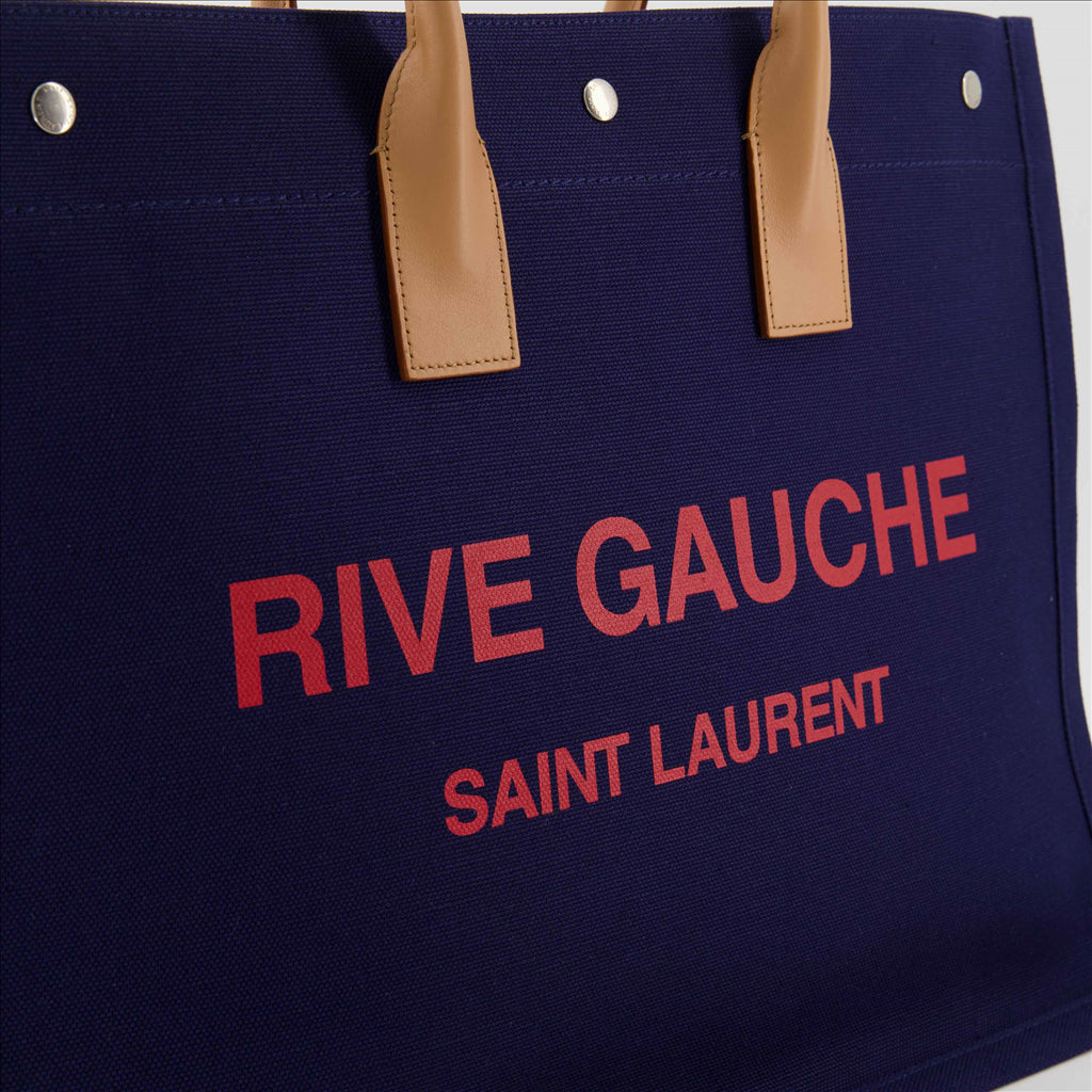 Borse tote Sacs cabas Rive Gauche Saint Laurent Blu Homme