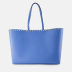 Borse tote Sacs cabas Rockstud Valentino Garavani Blu Femme
