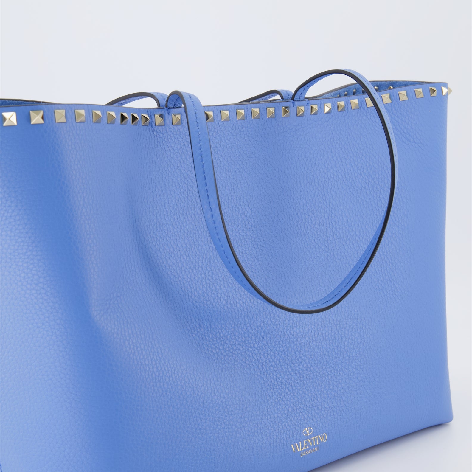 Borse tote Sacs cabas Rockstud Valentino Garavani Blu Femme