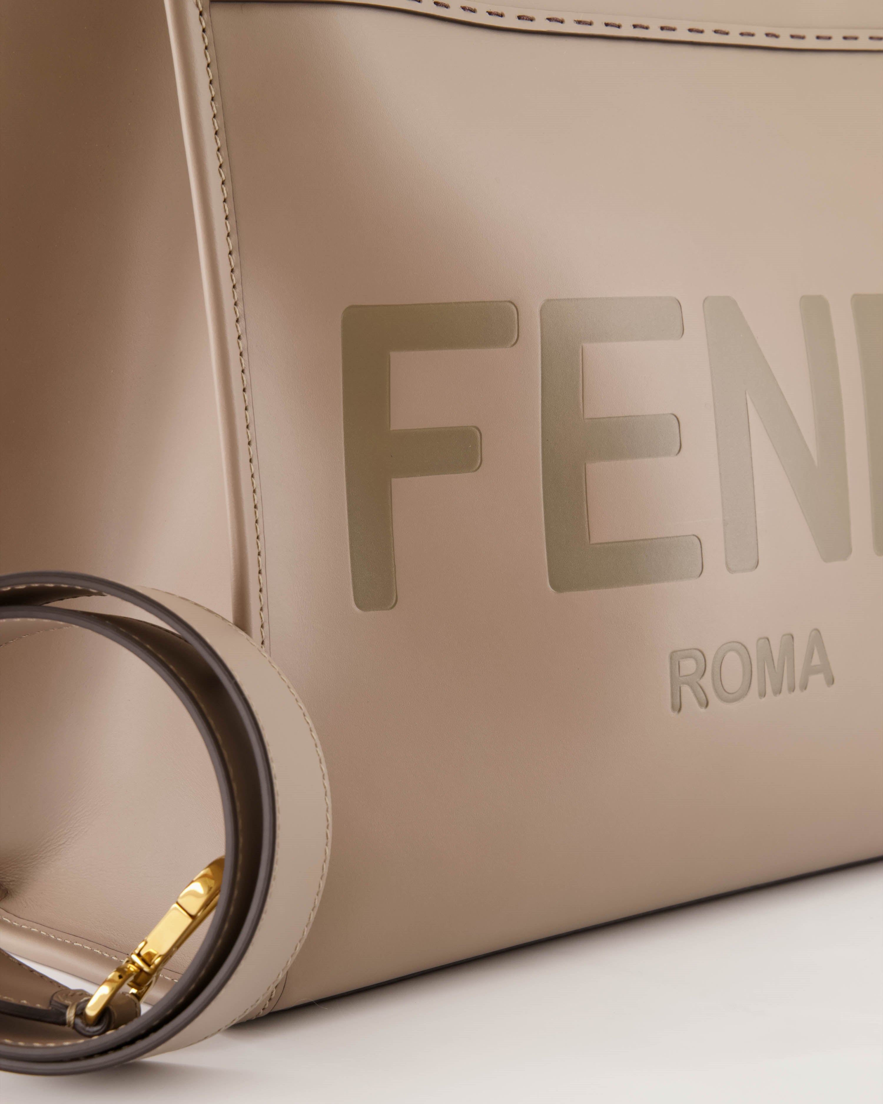 Borse tote Sac cabas Sunshine Fendi Beige Femme