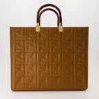 Sac cabas Sunshine en cuir verni