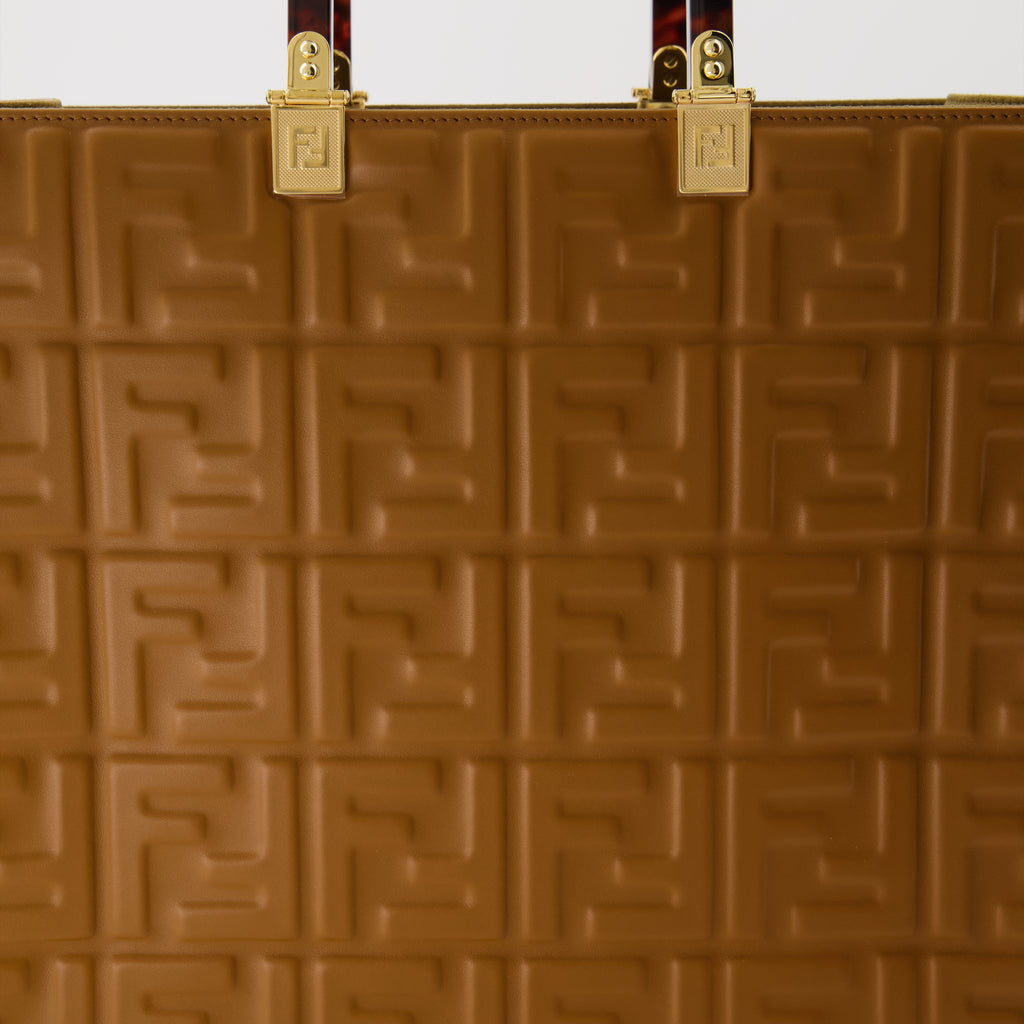 Sac cabas Sunshine en cuir verni