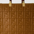 Sac cabas Sunshine en cuir verni