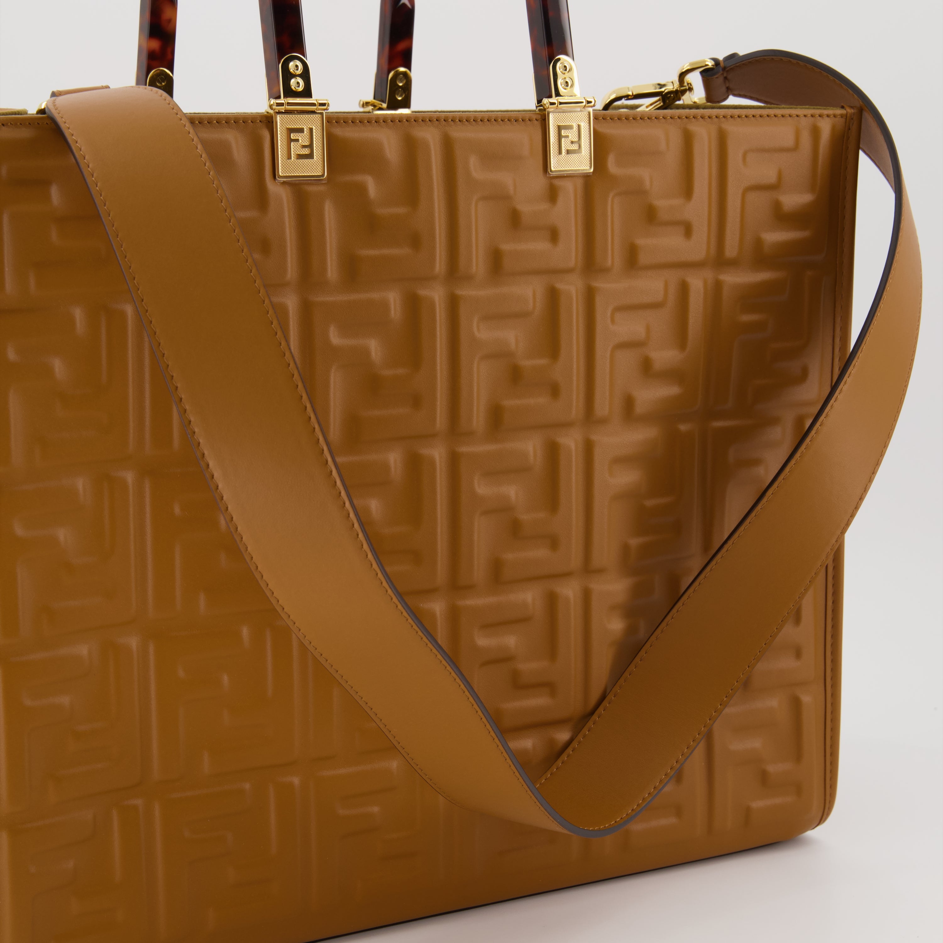 Sac cabas Sunshine en cuir verni