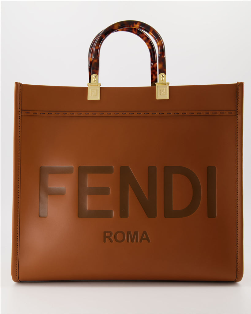 Bolsas tote Sacs cabas Sunshine Fendi Marrom Femme