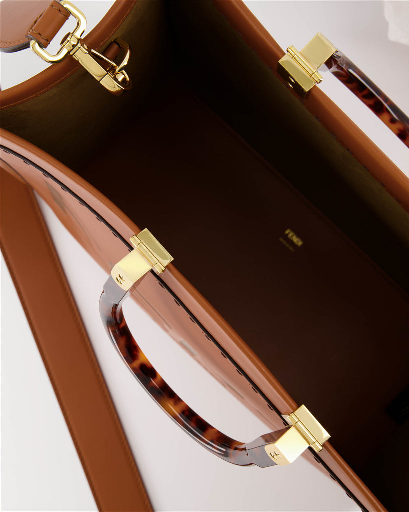 Borse tote Sacs cabas Sunshine Fendi Marrone Femme