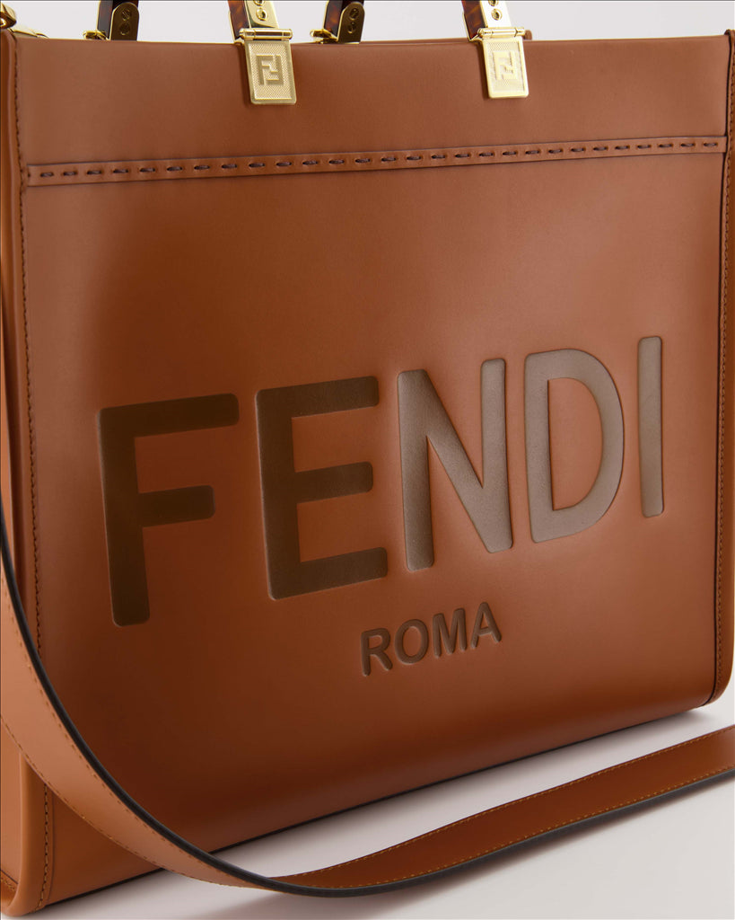 Bolsas tote Sacs cabas Sunshine Fendi Marrom Femme