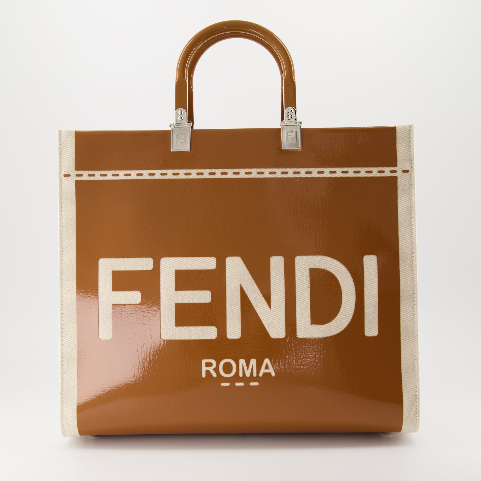 Sunshine Shopper Bag Sac Shopping Fendi Sunshine Tote Bag Fendi