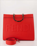 Borse tote Sacs cabas Sunshine Fendi Rosso Femme