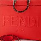 Borse tote Sacs cabas Sunshine Fendi Rosso Femme