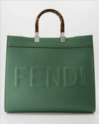 Borse tote Sacs cabas Sunshine Fendi Verde Femme